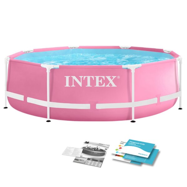 Rundt rammebasseng for barn 244x76 cm INTEX 28290 Rosa