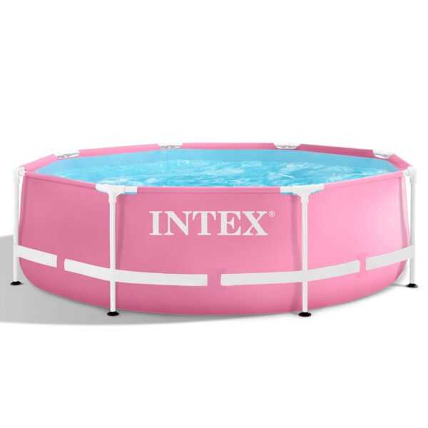Rundt rammebasseng for barn 244x76 cm INTEX 28290 Rosa - Bilde 3