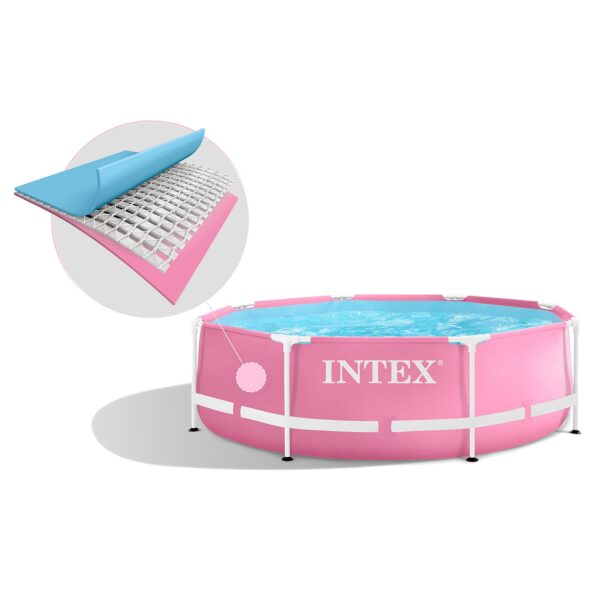 Rundt rammebasseng for barn 244x76 cm INTEX 28290 Rosa - Bilde 5